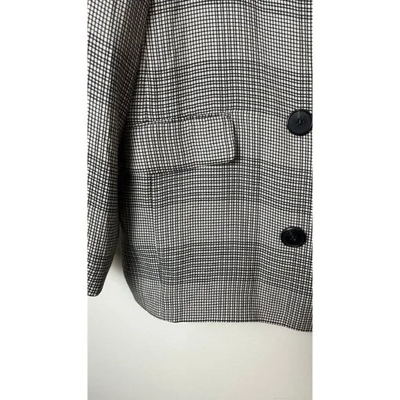 ALL SAINTS DOUBLE BREASTED OVERSIZED FIT BLAZER JACKET 4 - Picture 7 of 14